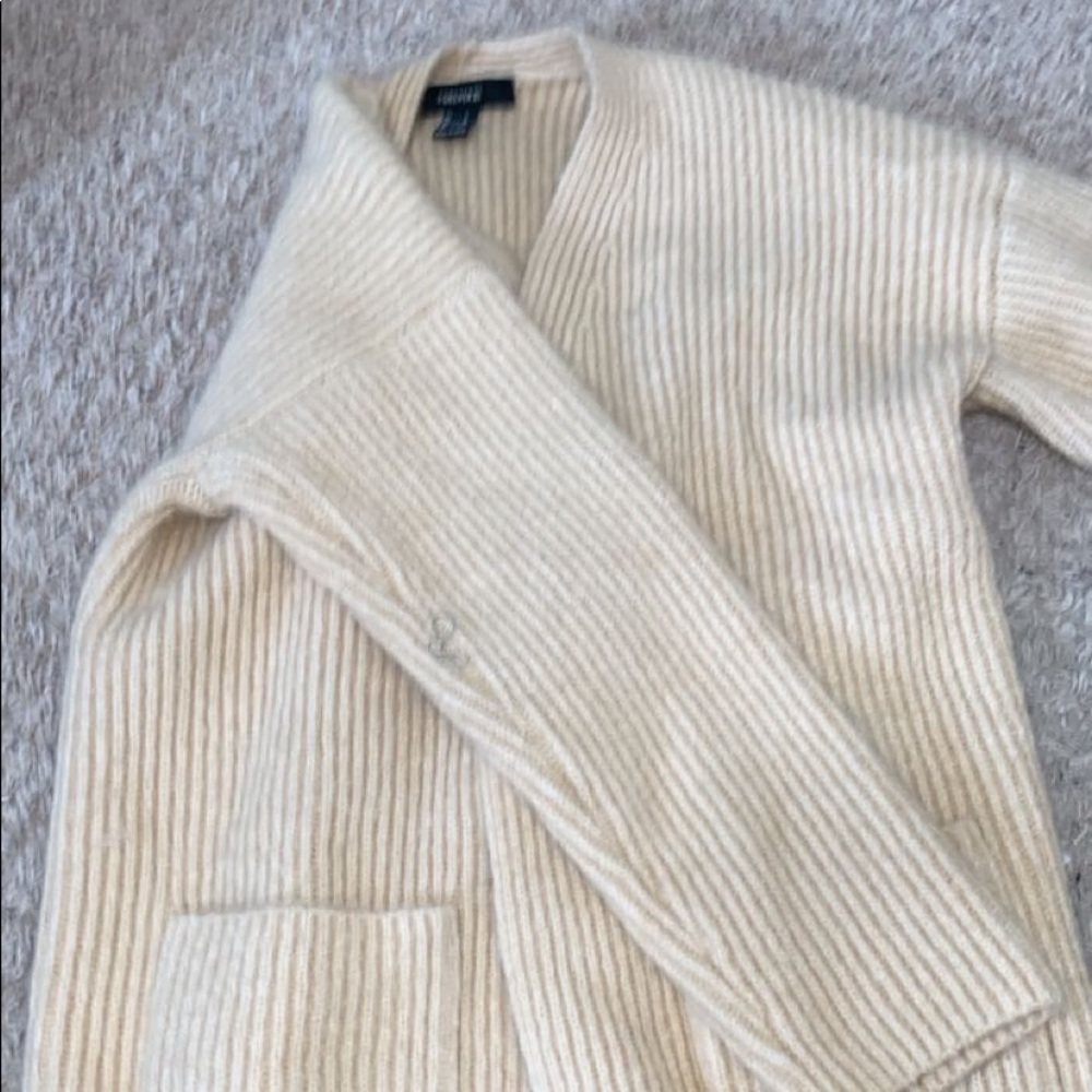 Forever 21 cream cardigan